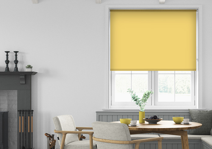 Eco Friendly, Sunny Yellow - Twist&Fit Roller Blind - Image 3